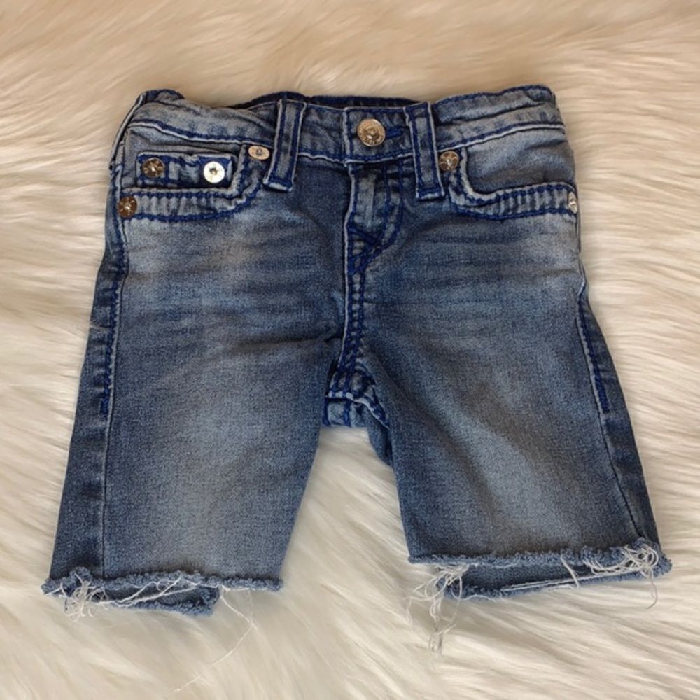 True Religion Cut Off Jean Shorts Size 3T
